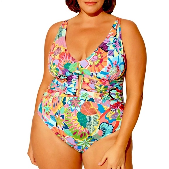 NWOT Bleu Rod Beattie Make It Pop One Piece - Picture 3 of 15